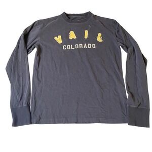 Vail Colorado Resortwear Long Sleeve T Shirt Mens Small Quality Mountain Wear‎